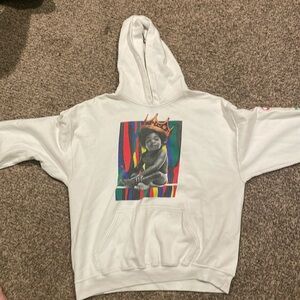 White Notorious BIG hoodie